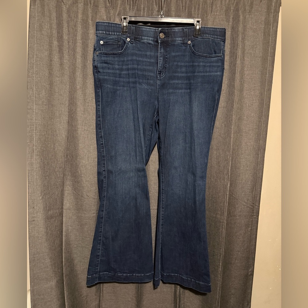 Torrid Dark Blue Flare Jeans